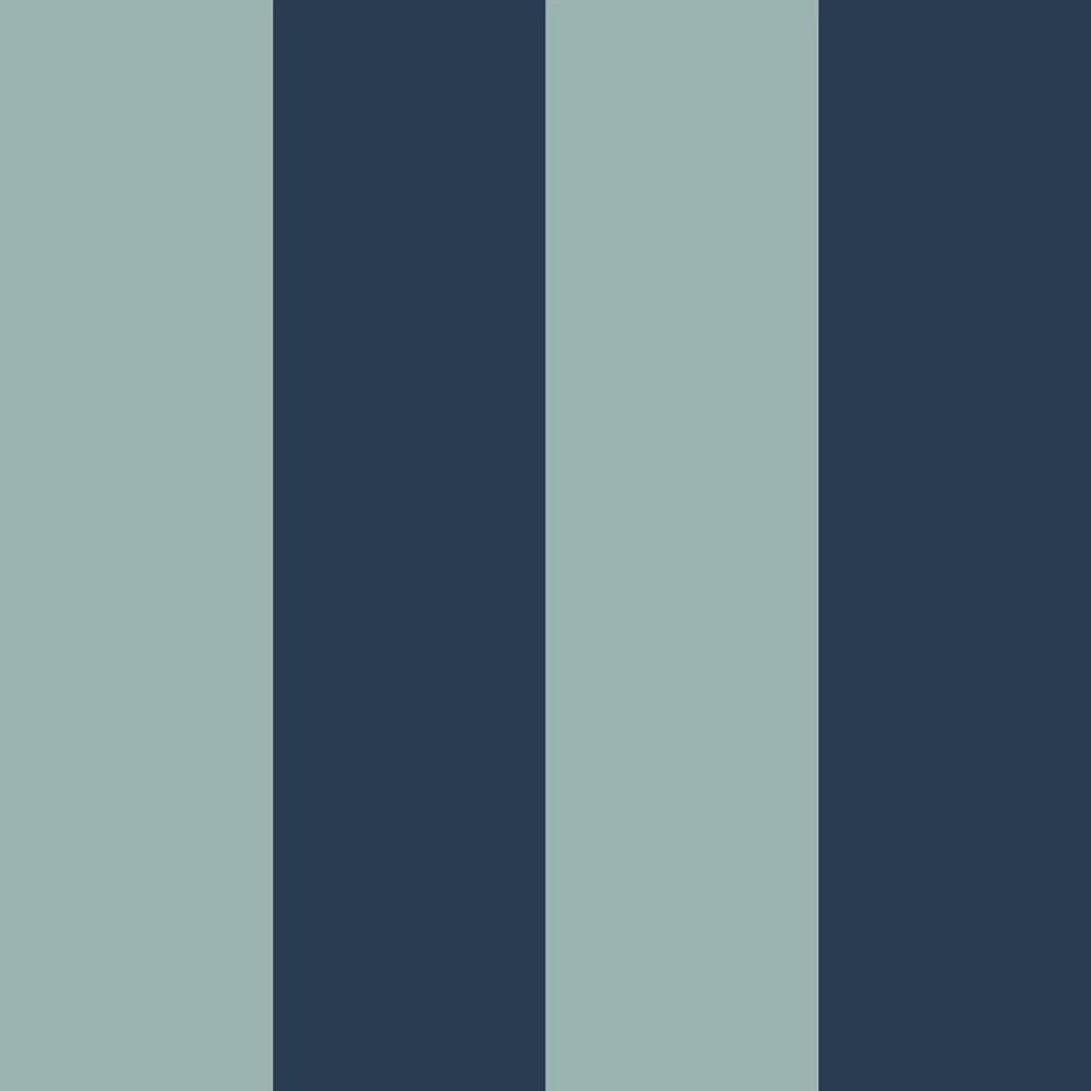 Behang Wide Stripes 2 Shades of Blue – gestreept behang kinderkamer