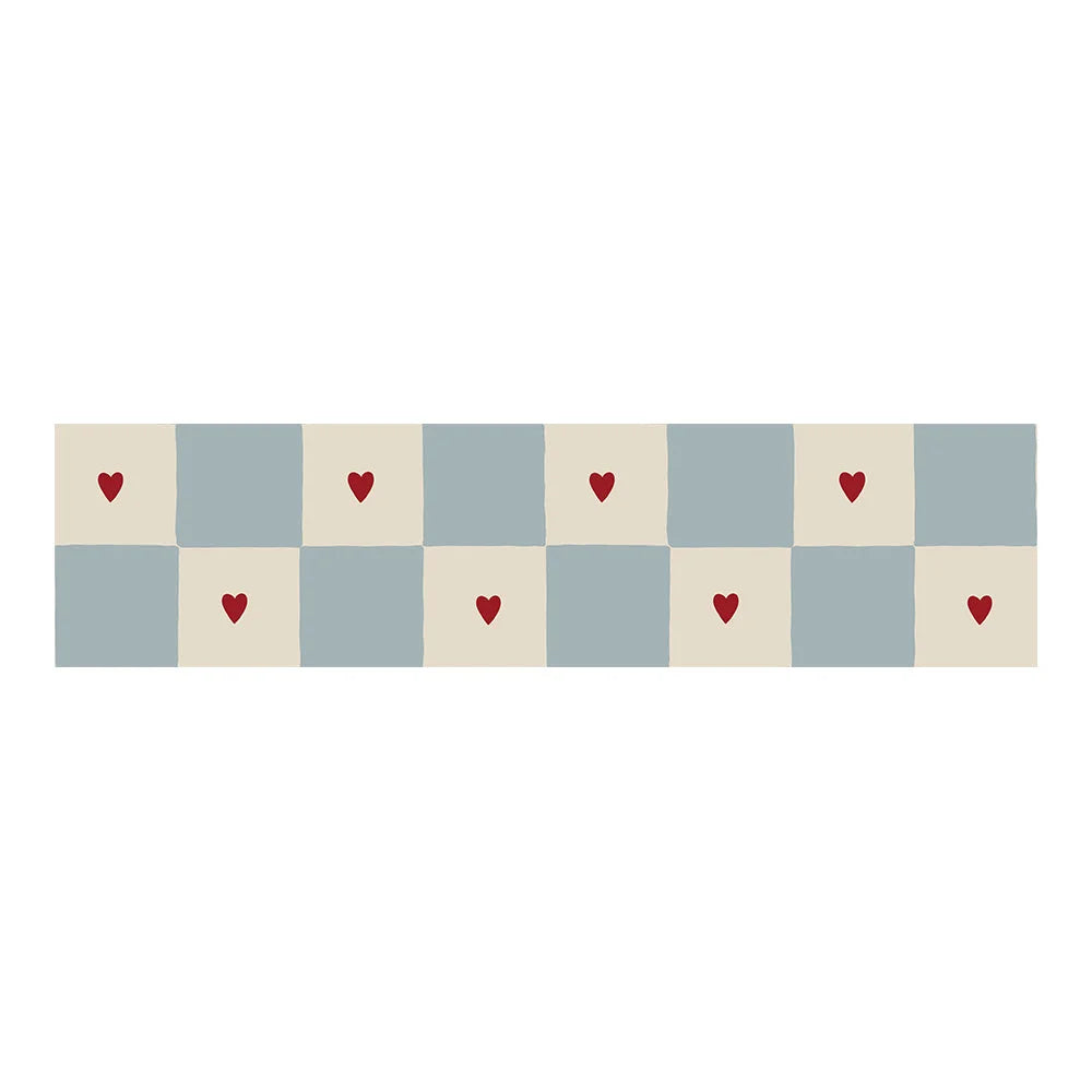 behangrand hartjes kinderkamer Dekornik Border Hearts Check