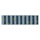behangrand strepen blauw sterren kinderkamer Dekornik Spanish Stripes