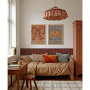 behangrand strepen rood kinderkamer Dekornik Spanish Stripes Red