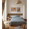 behangrand strepen geel kinderkamer Dekornik Spanish Stripes Yellow