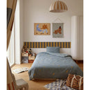 behangrand strepen geel kinderkamer Dekornik Spanish Stripes Yellow