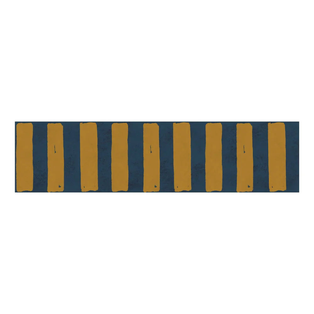 behangrand strepen geel kinderkamer Dekornik Spanish Stripes Yellow
