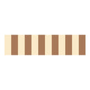 behangrand strepen beige bruin kinderkamer Dekornik Border Nostalgia Brown