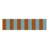 behangrand strepen blauw bruin kinderkamer Dekornik Border Nostalgia Blue Brown