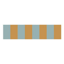 brede behangrand strepen blauw geel kinderkamer Dekornik Border Wide Blue Yellow