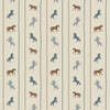 beige paarden behang kinderkamer Dekornik Delicate Horses with Stars