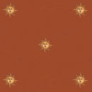 terracotta zon behang kinderkamer Dekornik Classic Sun Red