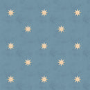 stoffig blauw sterren behang kinderkamer Dekornik Classy Stars Blue