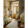 Behang Wide Stripes Classy Brown and Mint – gestreept behang kinderkamer