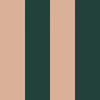 Behangstaal Dekornik - Wide stripes royal green and pink