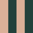 Behang Wide Stripes Royal Green and Pink – gestreept behang kinderkamer