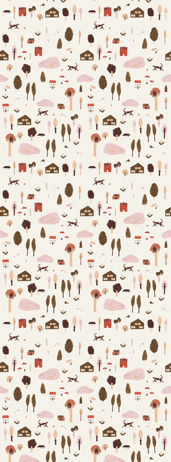 Wallpaper Play at Slaep - Village Sand - Lotte Dirks