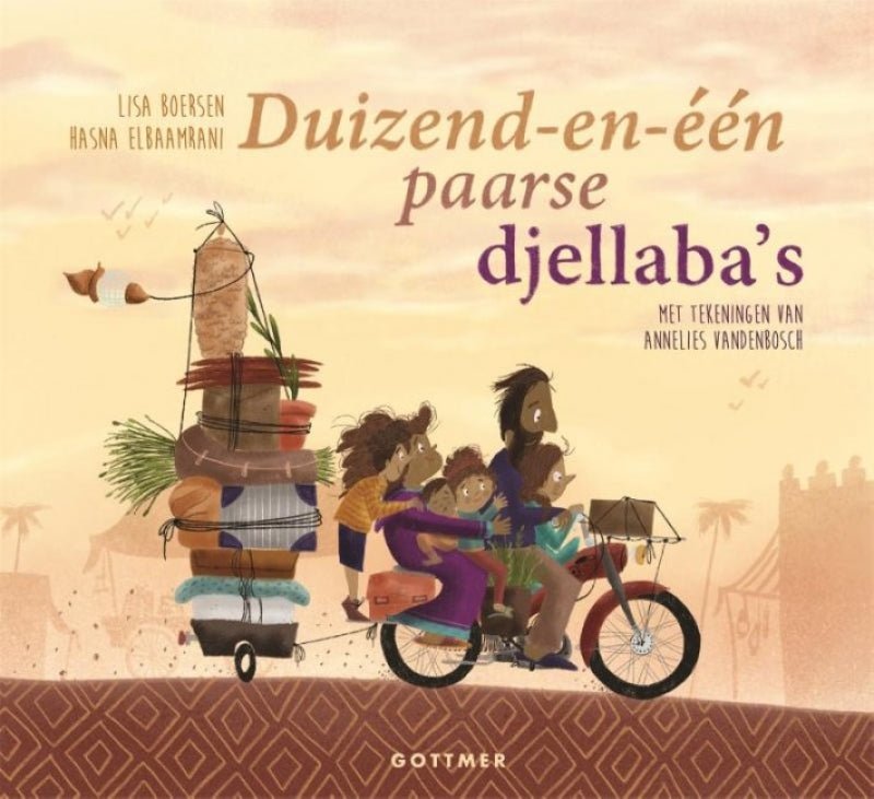 Gottmer - Duizend-en-één paarse djellaba's - Prentenboek