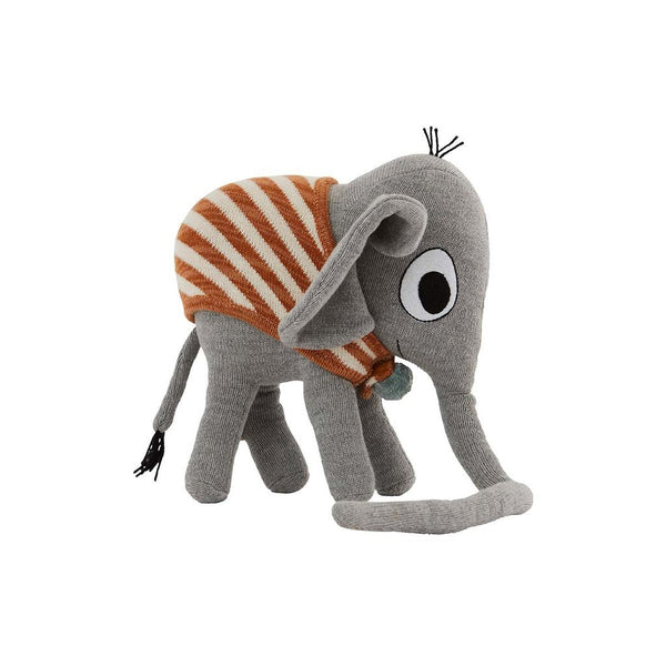 Ohoy Mini - Knuffel Olifant Henry - Grijs