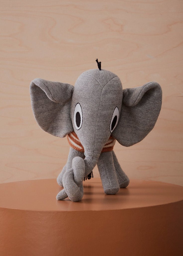 Ohoy Mini - Kuscheltier Elefant Henry - Grau