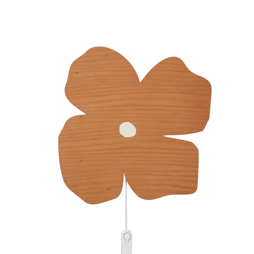 Ferm Living Lampada Poesie Brown Clay – Lampada di design per cameretta | Illuminazione calda per la stanza del bambino