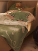 Ferm Living Skye Deken – Kinderdeken / Babykamer Plaid | Katoen Tea Green/Parchment
