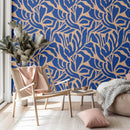 Behang Meet Me at the Wall -  Flow Blues - Sabine van Vessem