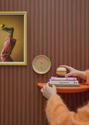 Behang Bibelotte - Gestreept Cacao