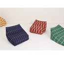 Nobodinoz - Vibes collectie - Zitzak - Maroon Tiles/Red