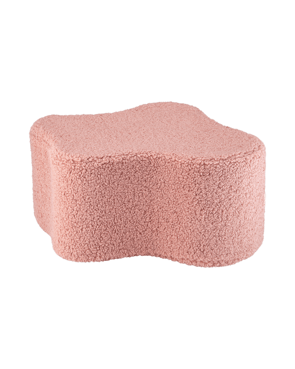 Wigiwama - Guava Pink Teddy Cloud Pouf