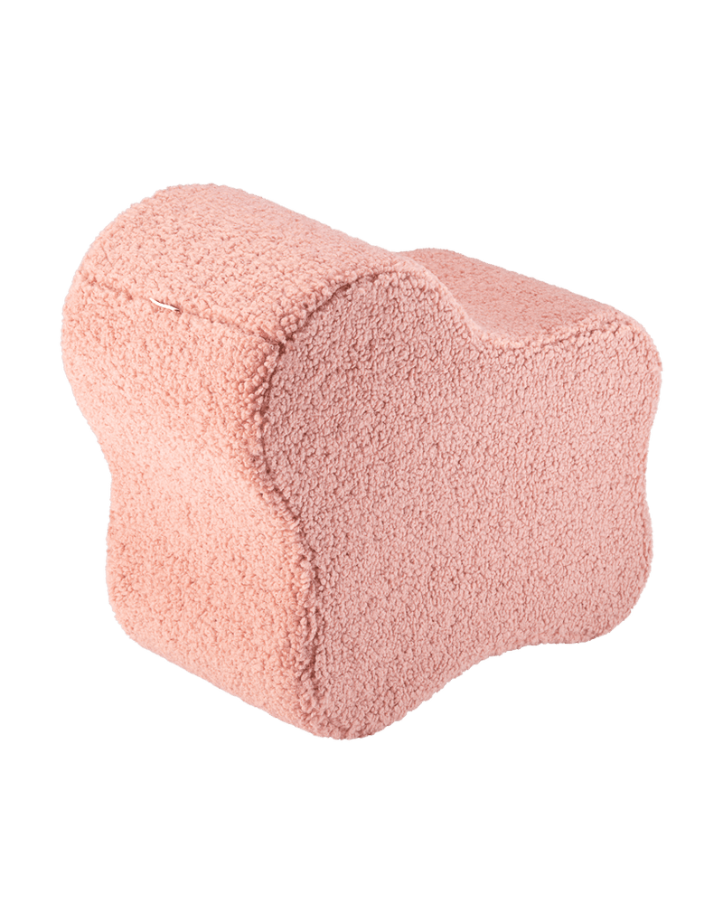 Wigiwama - Guava Pink Teddy Cloud Pouf