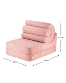 Wigiwama High Stuhl - Guave Pink Flipster