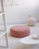 Wigiwama - guave rose rond pouf