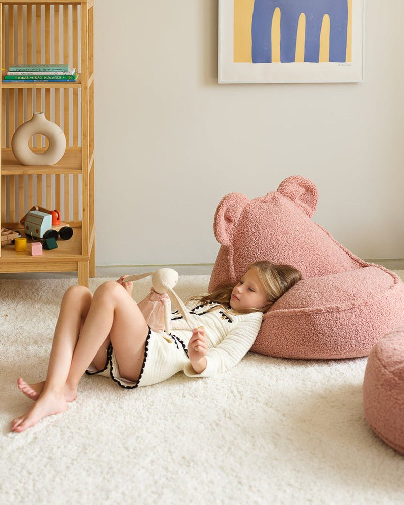  Wigiwama - Guava Pink Bear Teddy Bean Bag 