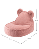  Wigiwama - Guava Pink Bear Teddy Bean Bag 