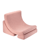 Wigiwama - Guave Pink Teddy - Moon chair