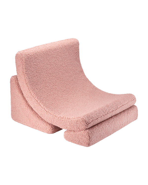 Wigiwama - Guava Pink Teddy - Moon Chair