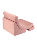 Wigiwama - Guave Pink Teddy - Moon chair