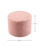 Wigiwama poef - Guave Pink