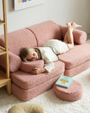 Wigiwama - Guave Pink Teddy Sofa