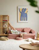 Wigiwama - Guave Pink Teddy Sofa