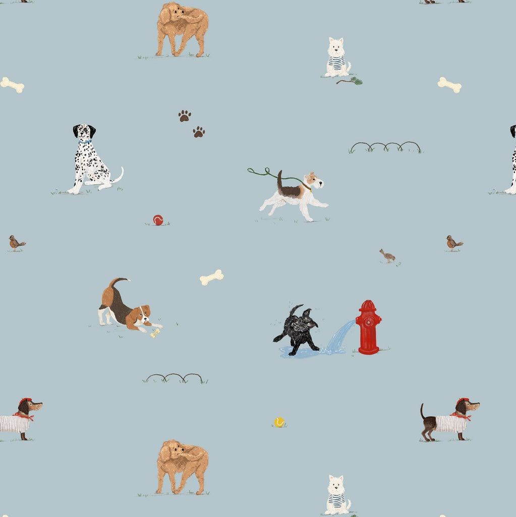 Dog Wallpaper for Kids – Original Children’s Wallpaper for Nurseries & Rooms