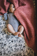 Mies en Co Ledikantdeken Honeycomb Vintage Cherry