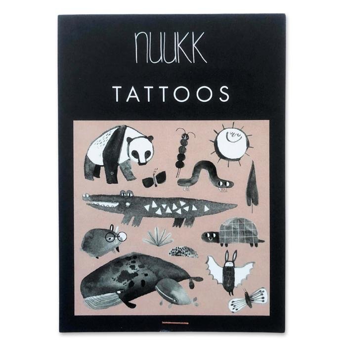 Nuukk Biologische kindertattoo Krokodil dieren