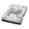 CamCam Hydrophilic Cloth Set Pressed Leaves Blau, Babyblau, Marineblau