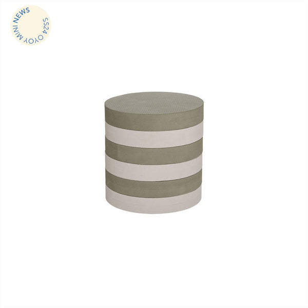 Oyoy Mini - Iro Stacking Stool - Olive / Clay