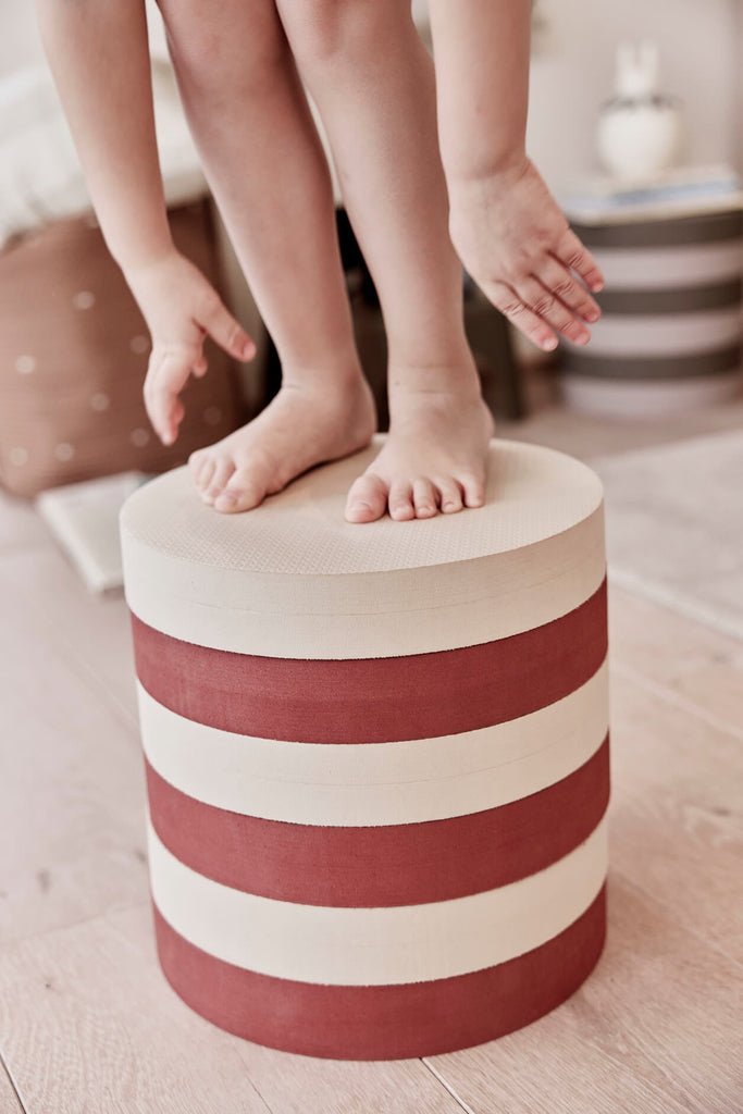 Oyoy Mini - Iro Stacking Stool - Vanilla / Nutmeg