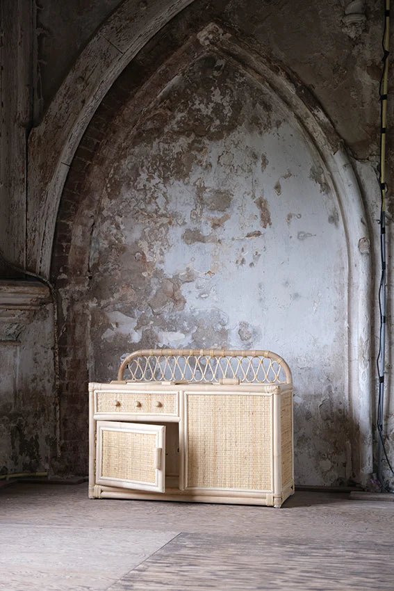 Leo & Moon Exclusive © Rattan play kitchen / storage cabinet