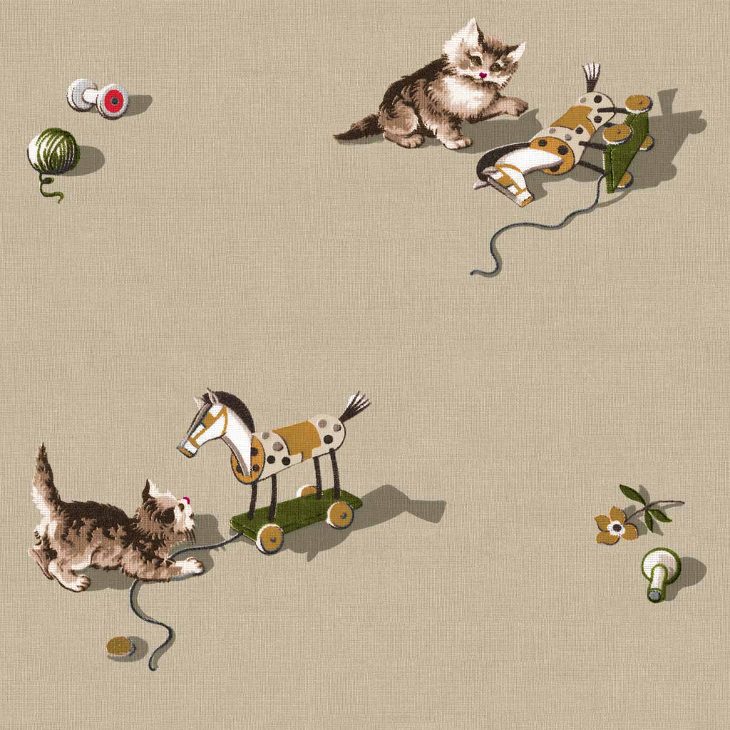 Behang Kittens Jute – Coordonné