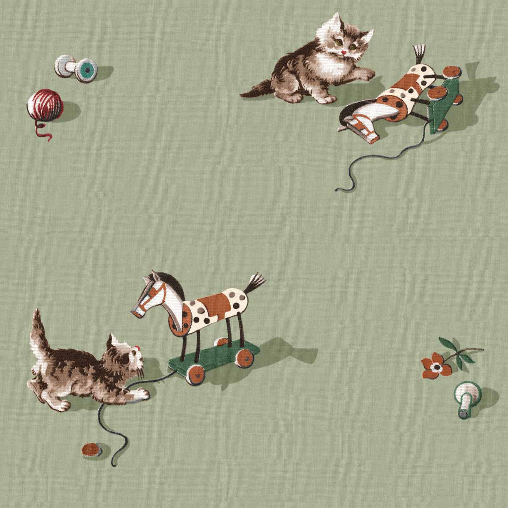 Behangstaal Coordonné - Kittens Mint