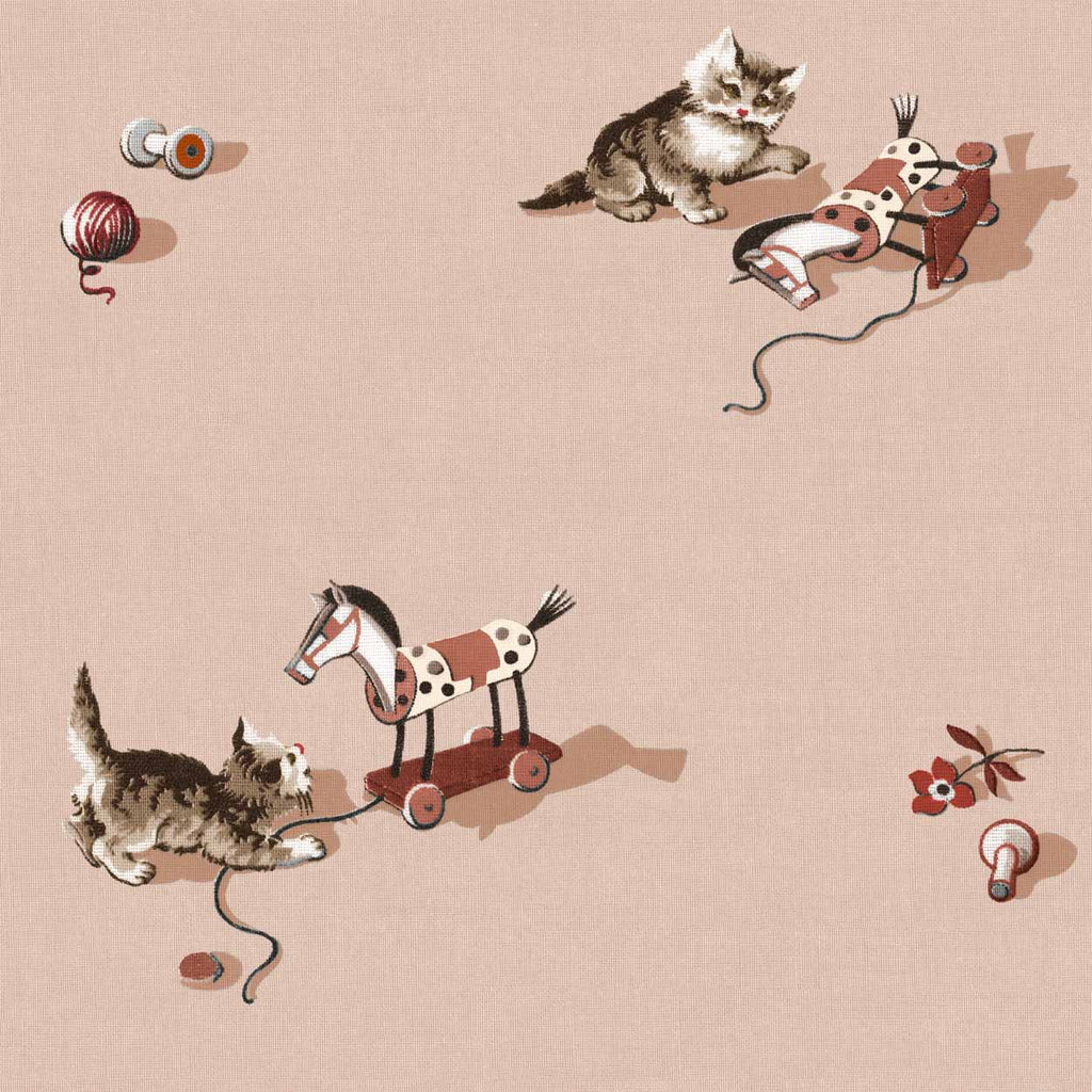 Behang Kittens Peach – Coordonné