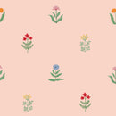 Children's wallpaper flowers, flower wallpapers nursery, kids decoration, peel and stick 