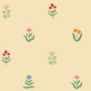 Children's wallpaper flowers, flower wallpapers nursery, kids decoration, peel and stick 