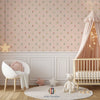 Children's wallpaper flowers, flower wallpapers nursery, kids decoration, peel and stick 